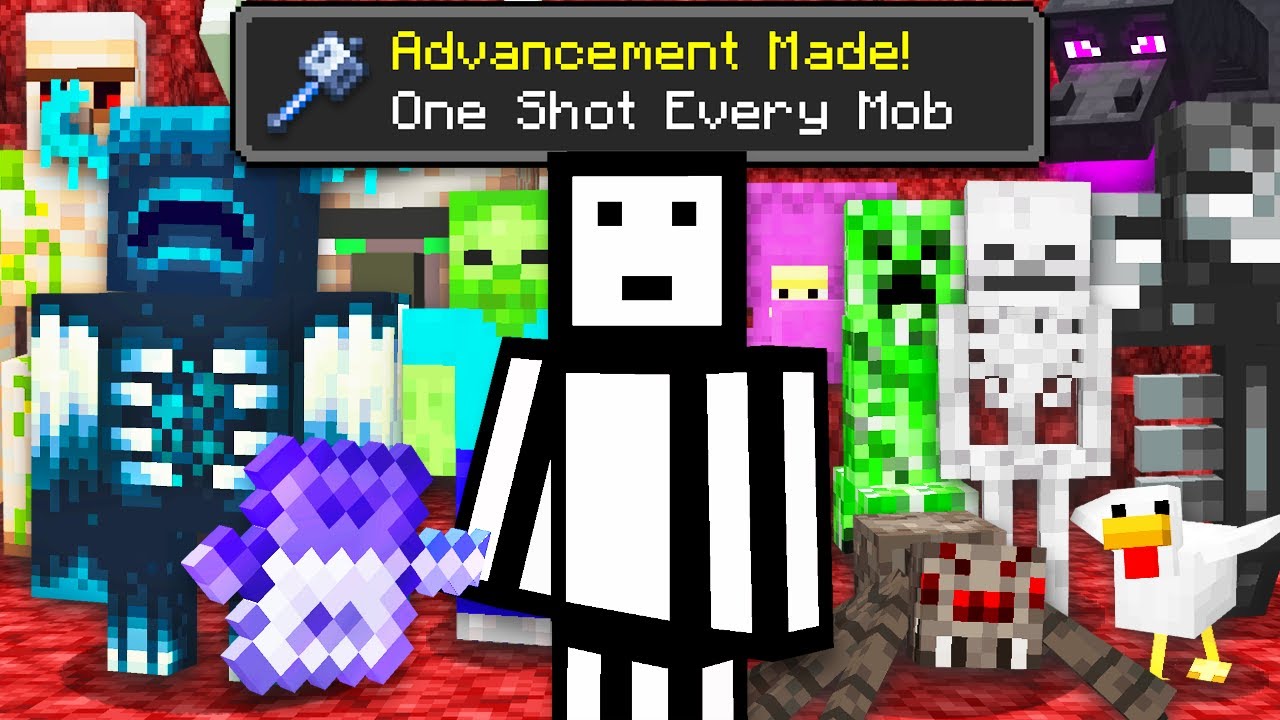 I Killed Every Mob with the MACE in Minecraft Hardcore!