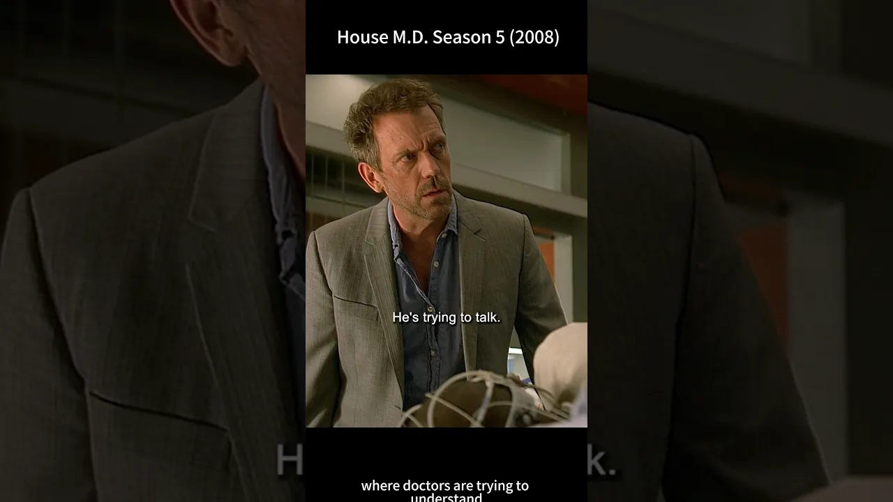 🧠😳 “He’s Trying to Say Something…” | A Shocking Moment in House M.D. Season 5 (2008) 🩺⚡
