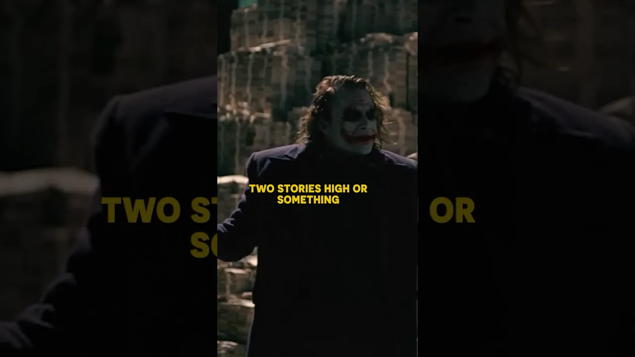 Heath Ledger’s Joker Really Threw Money At His Face 😅