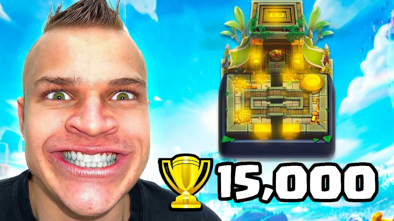 I Hit 15,000 Trophies in Clash Royale!