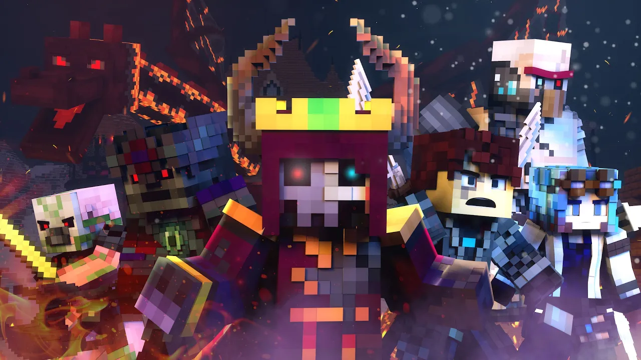 "Waterfall" - A Minecraft Music Video ♪