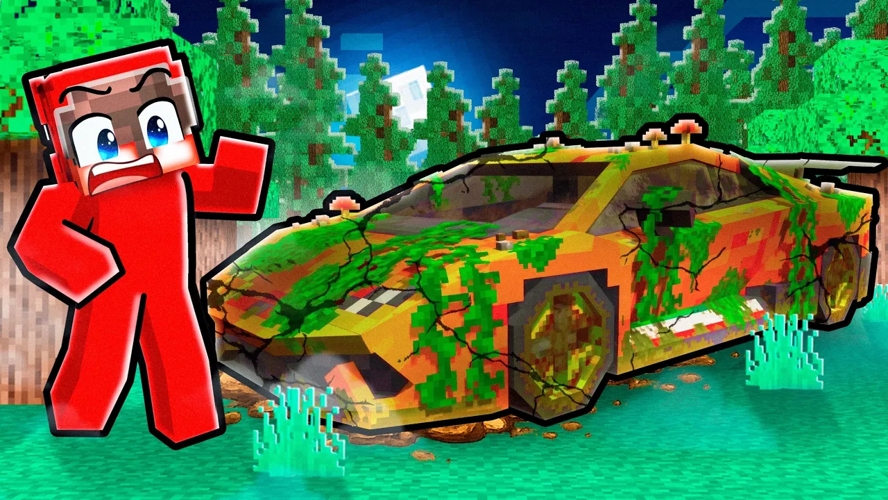 We Found an ABANDONED CAR in Minecraft..