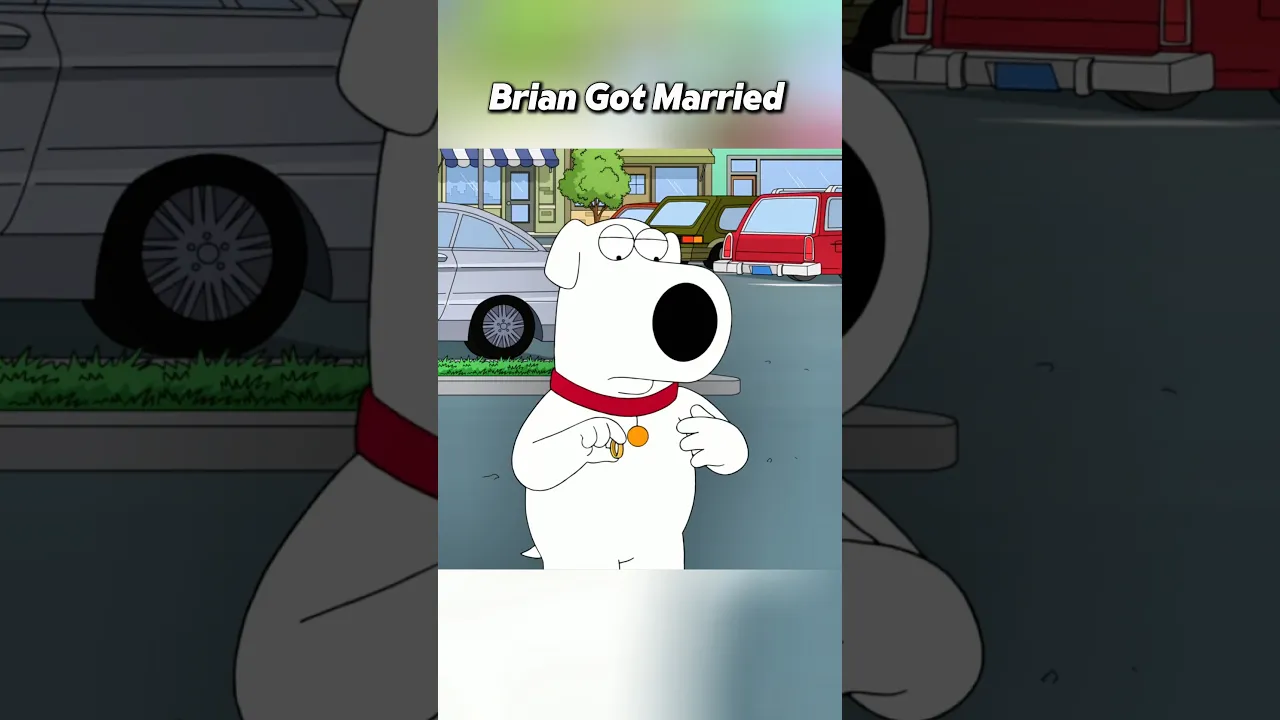 Brian got married 🤔 #familyguy #shorts