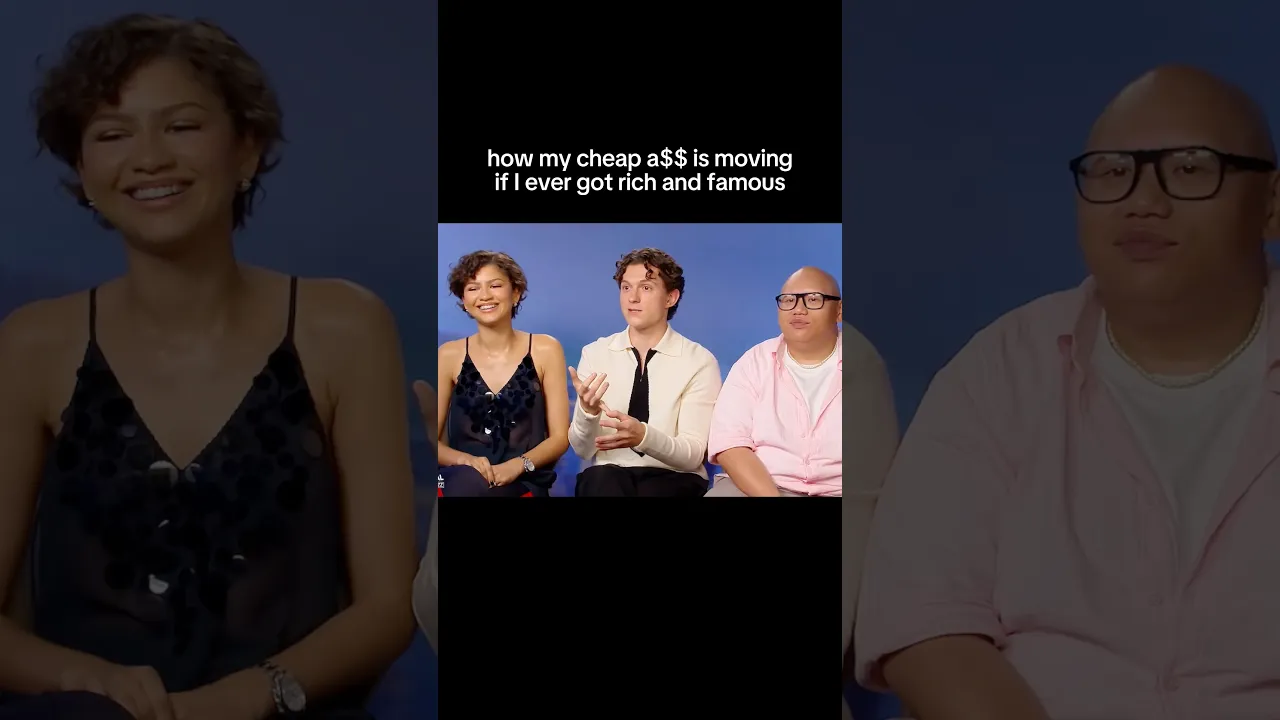 Tom Hasn’t Quite Realized He’s Rich Yet😭😭#tomholland #zendaya #spiderman #trending #viral #funny