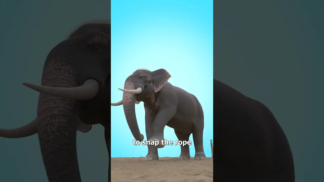 Why Elephants Never Escape 😥