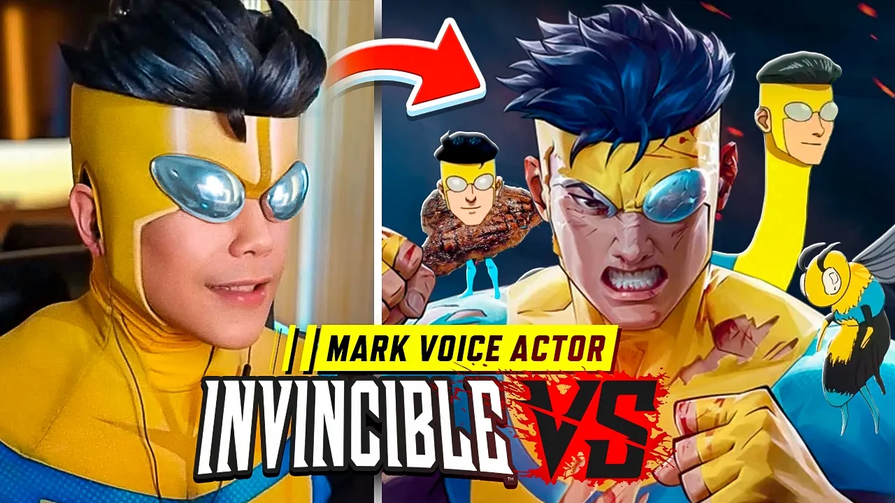 INVINCIBLE VS Voice Actor Plays Invincible VS