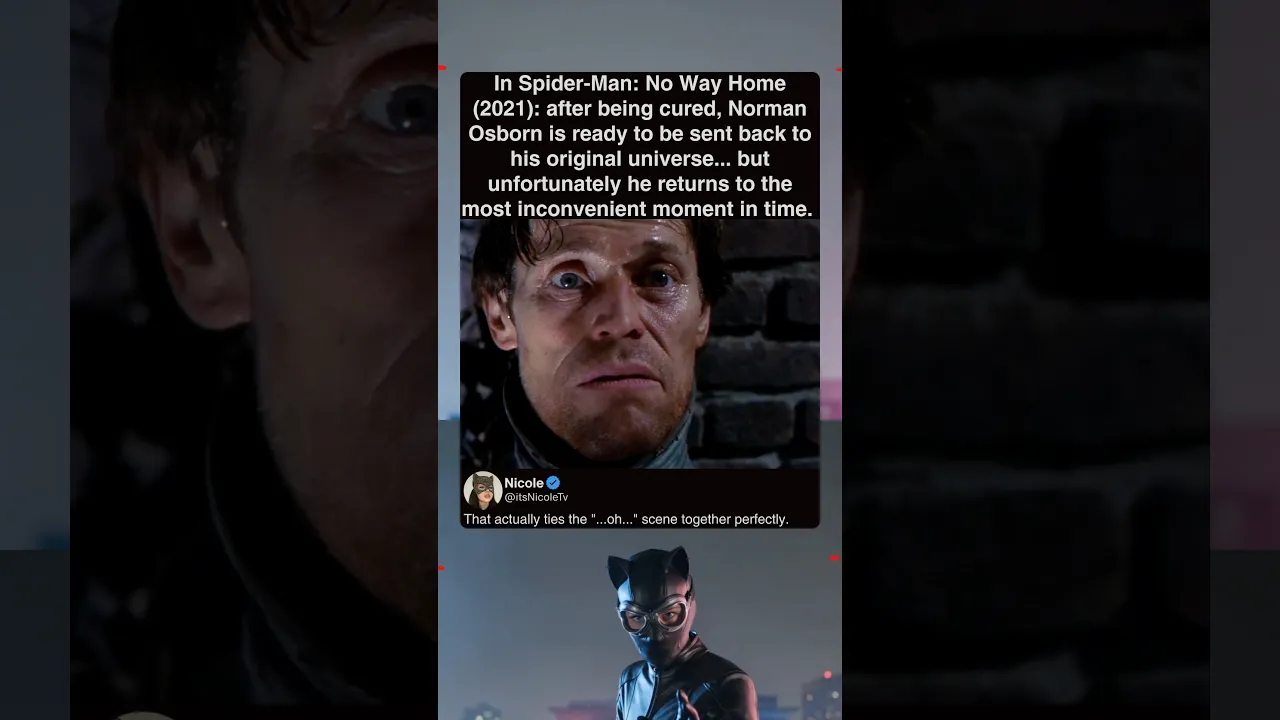 Spider Man No Way Home 2021-Green Goblin’s death explained #spiderman #marvel #greengoblin #mcu
