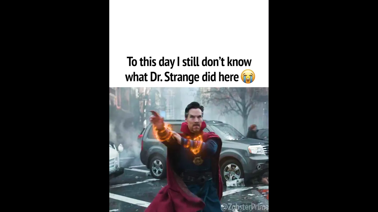 Dr. Strange just aurafarming at this point 😭