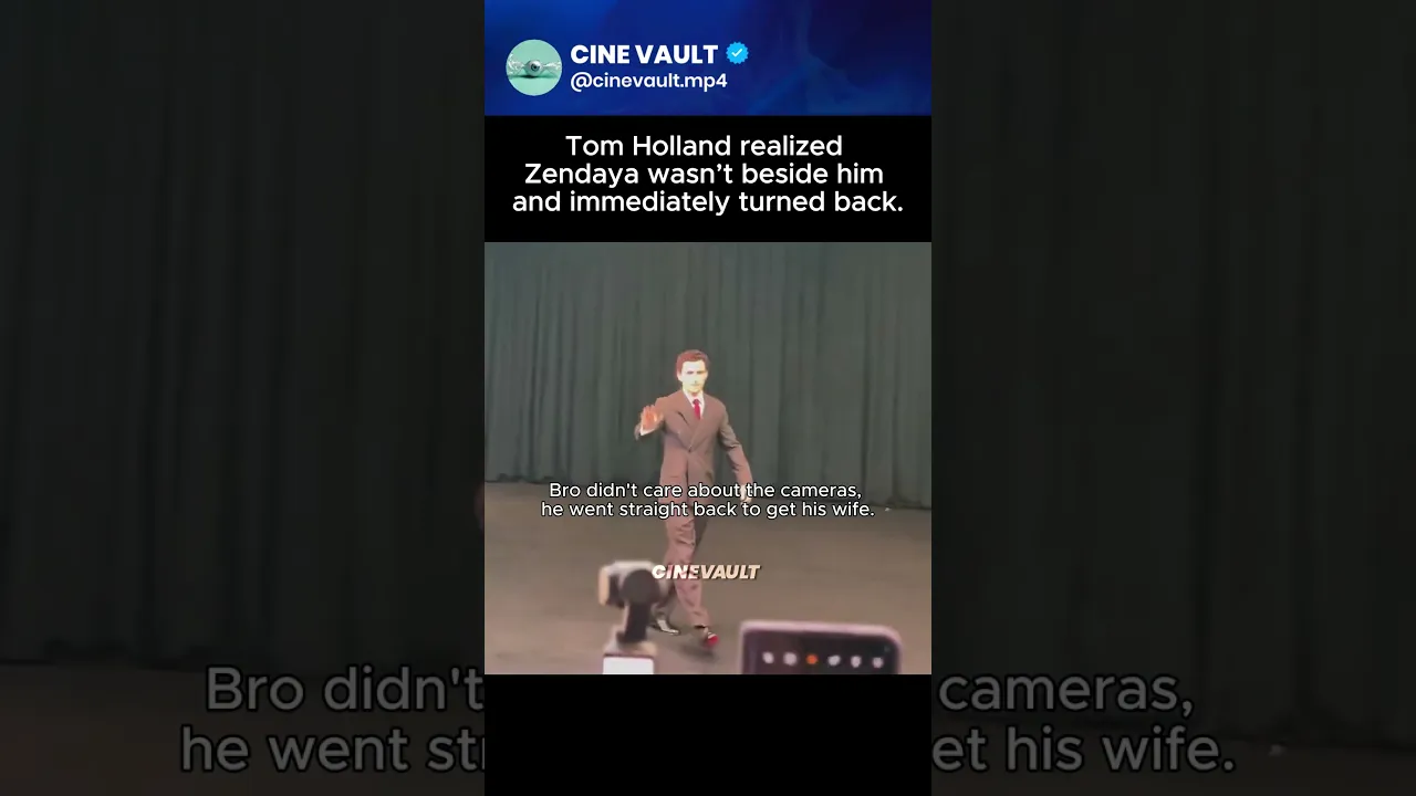 Tom Holland TURNED BACK for Zendaya! 📉😱 | #Shorts