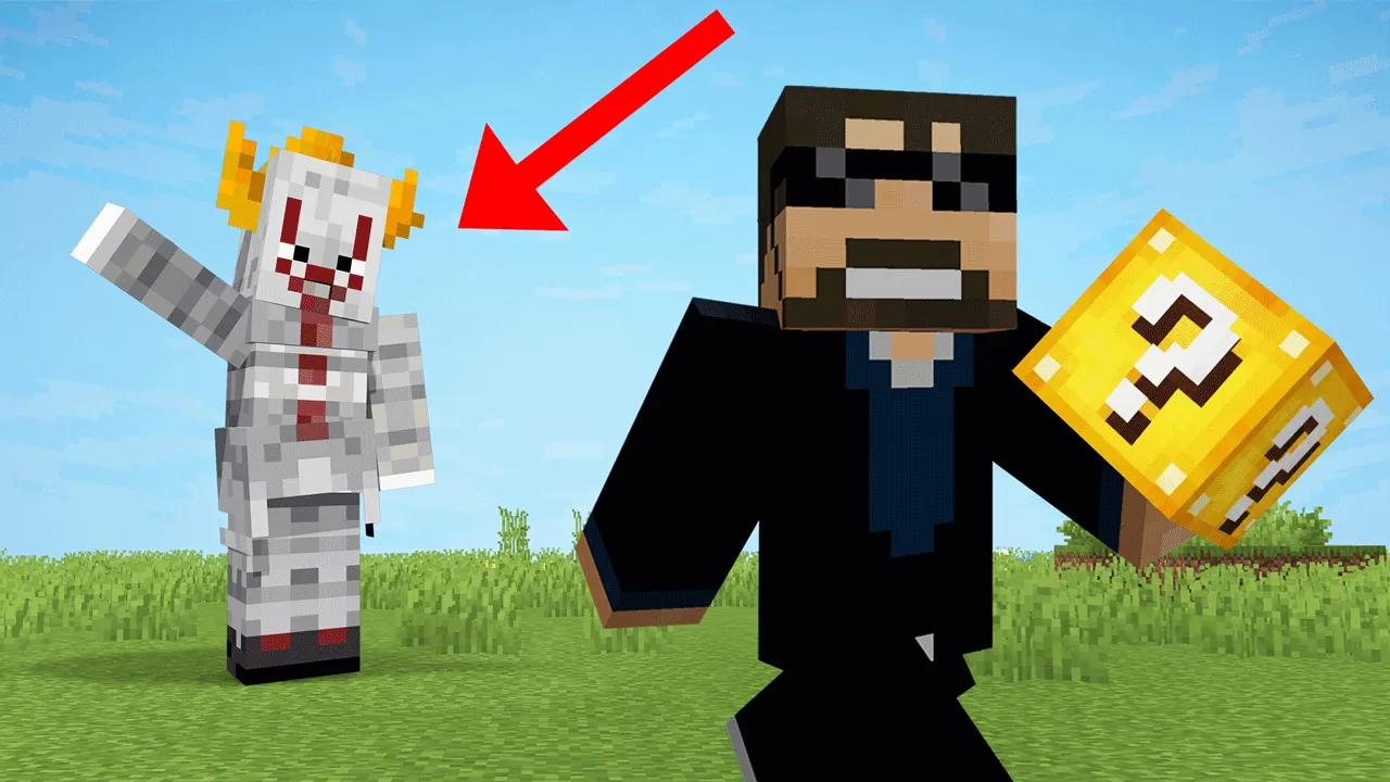 We Get Jump Scared in Minecraft Lucky Blocks