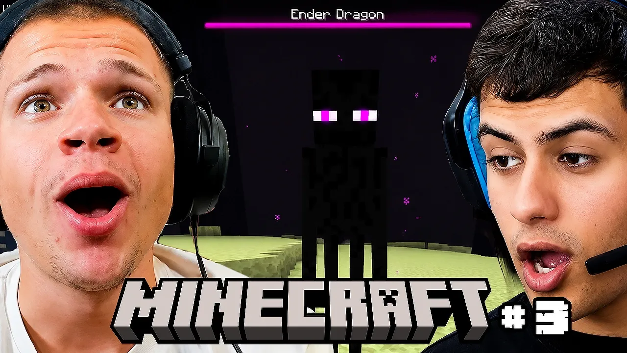 PLAYING HARDCORE MINECRAFT UNTIL WE BEAT IT