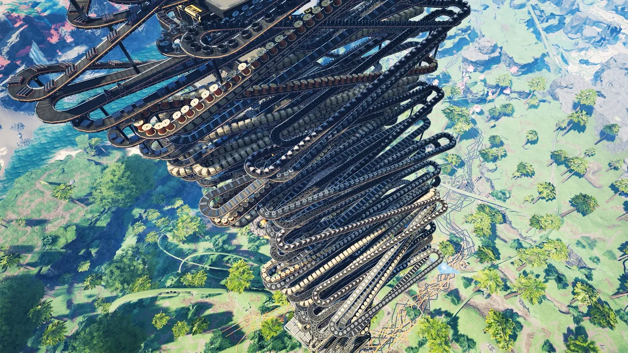 I Built a Fully Vertical Factory That's a 100% Total Nightmare - Satisfactory