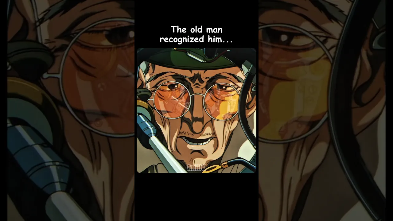 The old man recognized him 😨👴 #anime #shorts