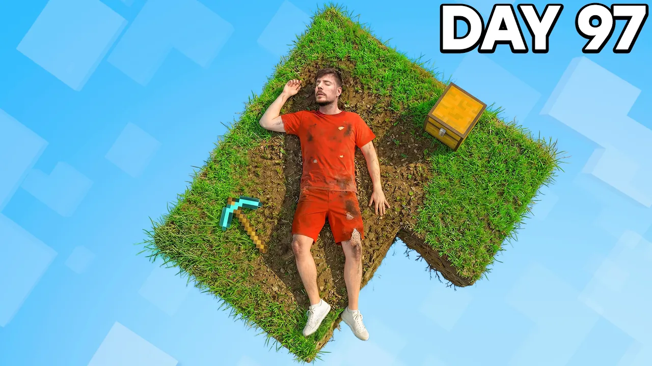 I Survived 100 Days in Skyblock