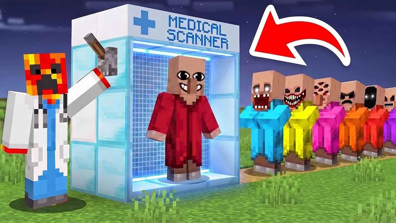 I Found Villager Hospital In Minecraft…