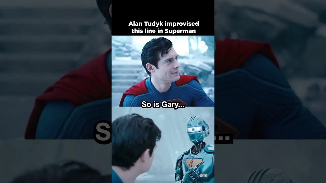 Alan Tudyk made David Corenswet crack up with this improvised line in  Superman as Gary the Robot