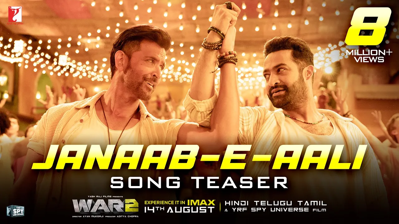 Janaab-e-Aali Song Teaser | WAR 2 | Hrithik Roshan, NTR | Pritam, Sachet Tandon, Saaj Bhatt, Amitabh