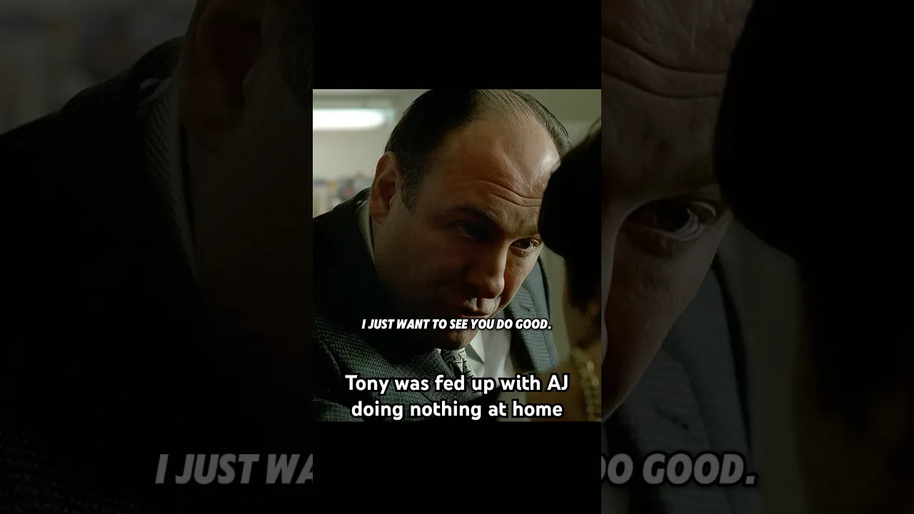 Tony was fed up with AJ doing nothing at home#thesopranos #shorts #shortvideo #series #fouryou