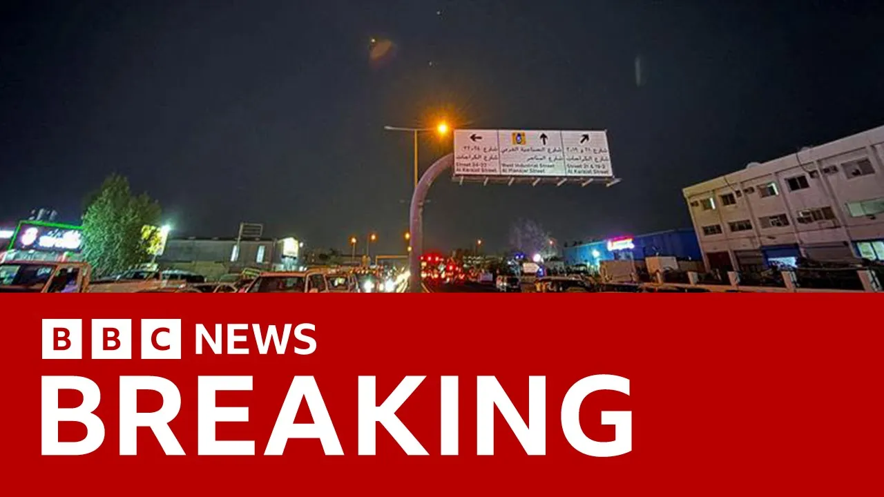 Iran launches missiles at US bases in Qatar and Iraq, state media reports | BBC News