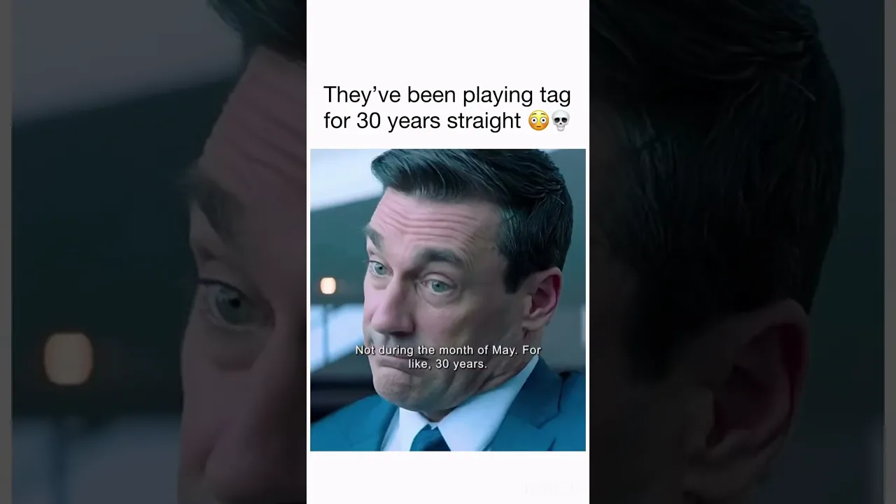 He’s never been "IT" for 30 years... and never been caught😳🏃‍♂️ #shorts​ #TagMovie #WildStory