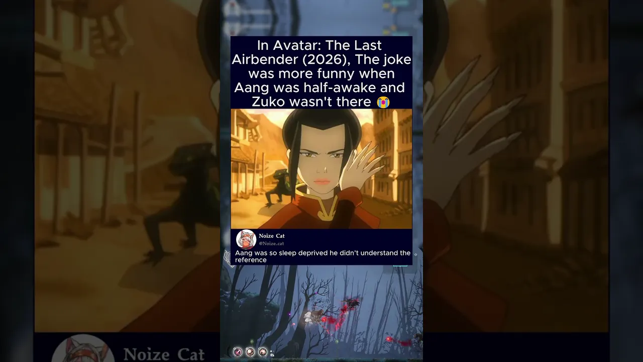 In Avatar: The Last Airbender (2026), The joke was more funny when Aang was half-awake and