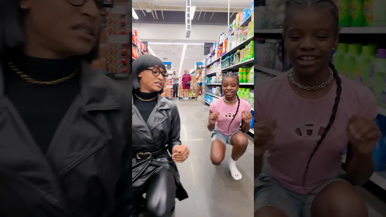 Can her knees keep up with the champkneeon’s? #funnycomedy #funny #comedymove #comedy