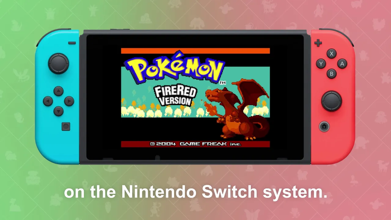 Pokémon FireRed Version and Pokémon LeafGreen Version on Nintendo Switch