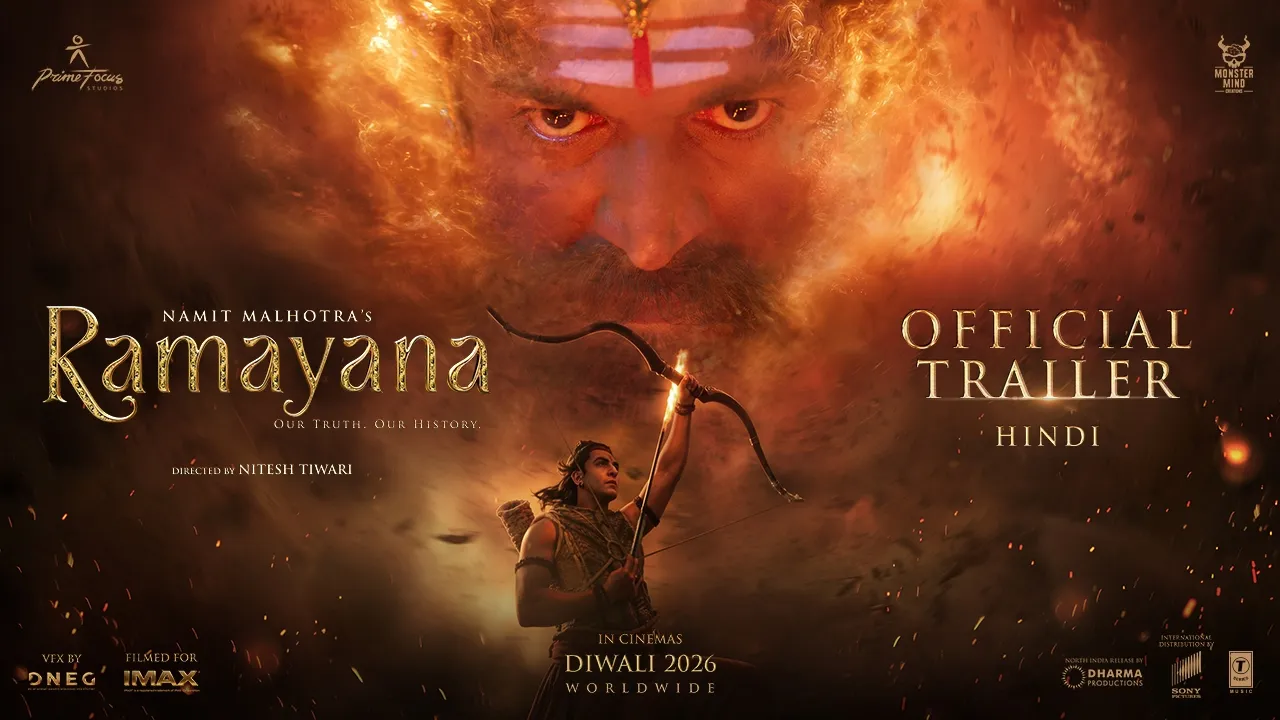 Namit Malhotra’s Ramayana- Hindi Trailer | Nitesh Tiwari | Ranbir, Yash, Hans Zimmer, A.R.Rahman