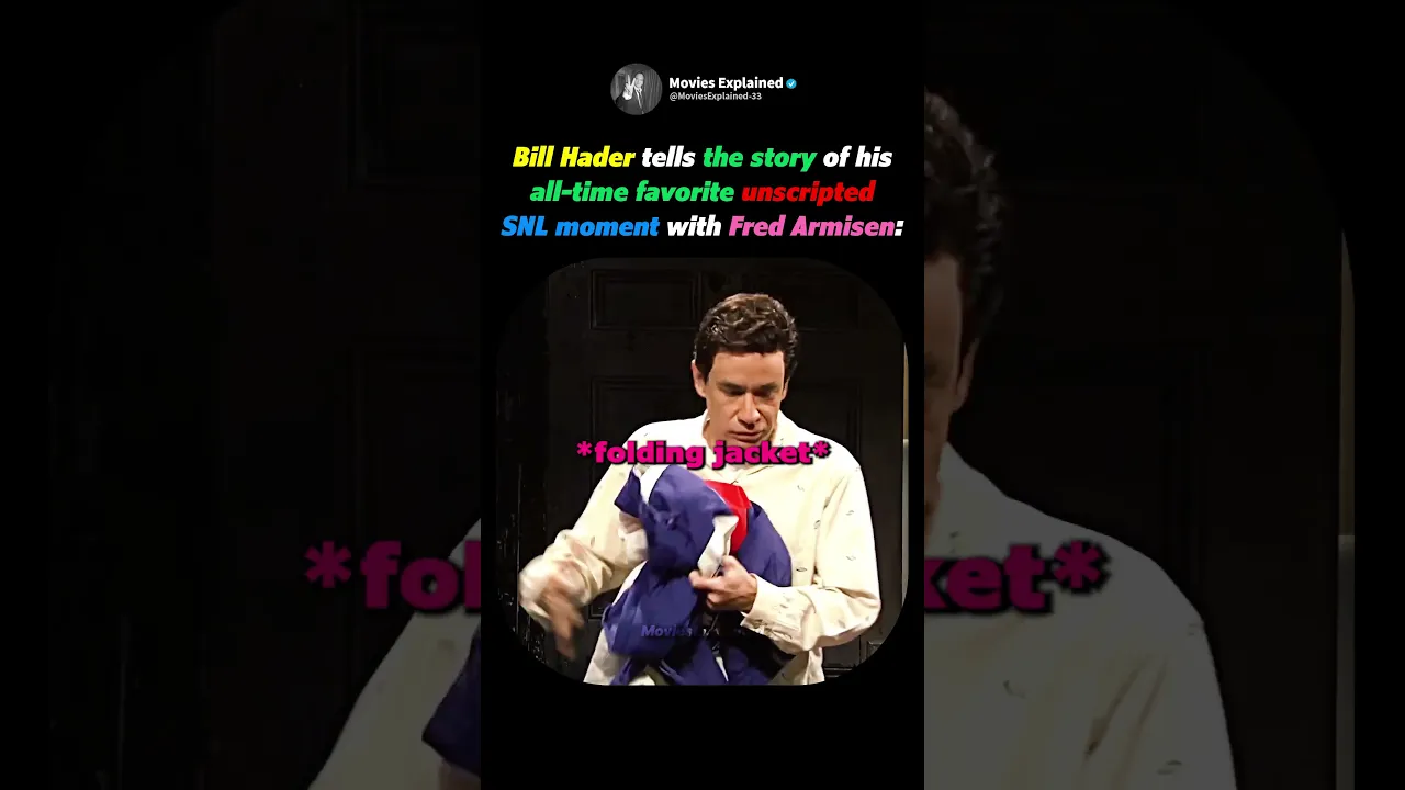 Why Bill Hader Still Laughs About This SNL Moment 😂🎭