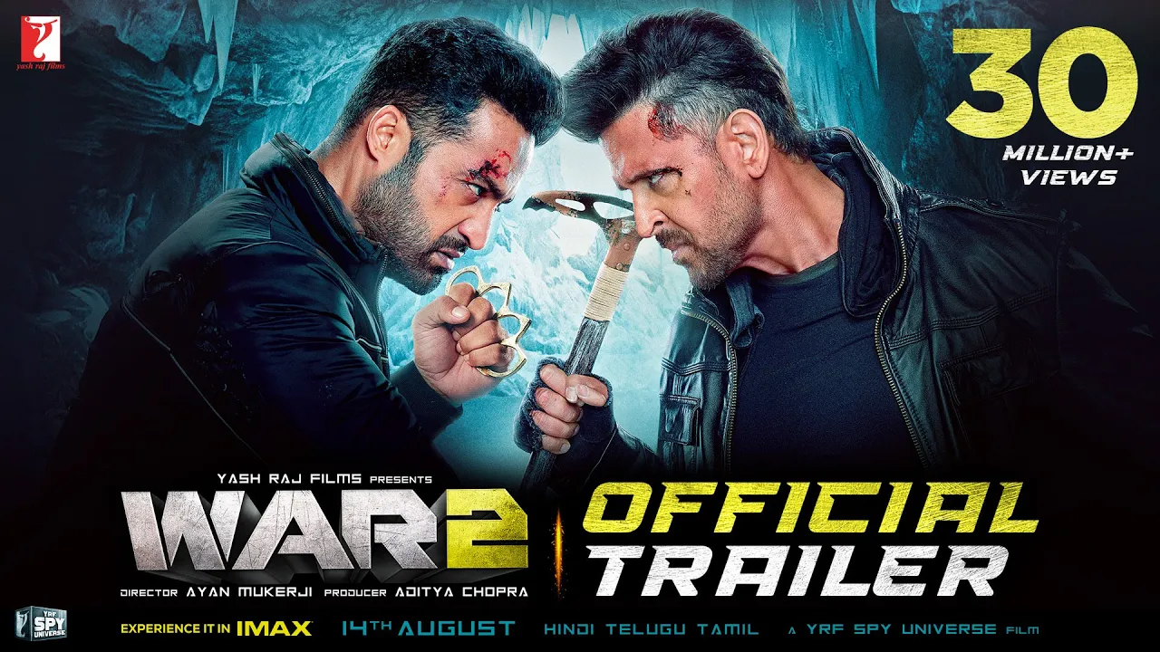WAR 2 | Official Trailer | Hrithik Roshan | NTR | Kiara Advani | Ayan Mukerji | YRF Spy Universe