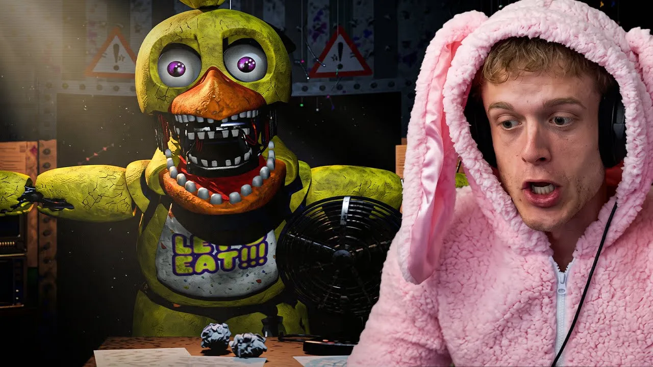 I Beat FNAF 2 In A Bunny Costume...