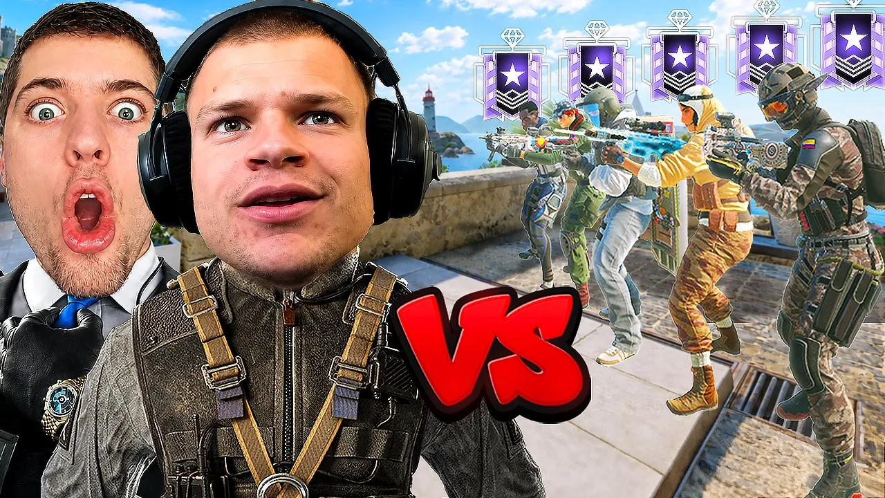 Can 2 Champions Beat 5 Diamonds? (Rainbow Six Siege)