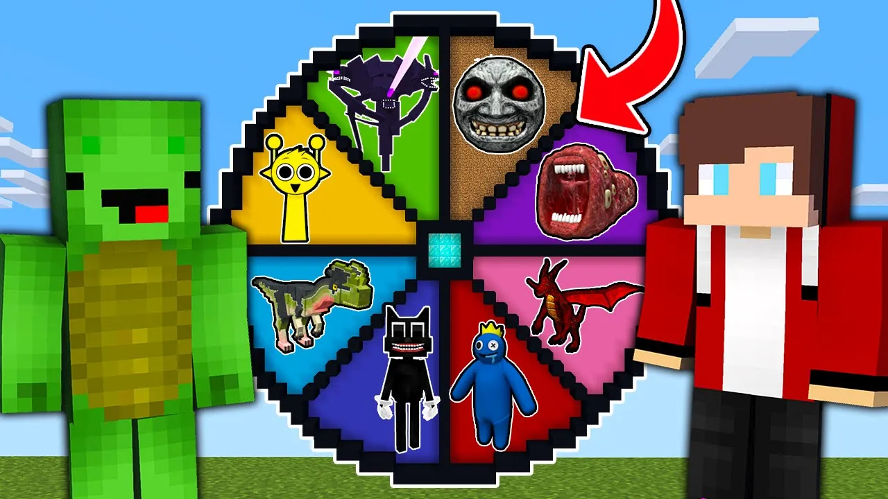 The Roulette of Horror Mobs in Minecraft!