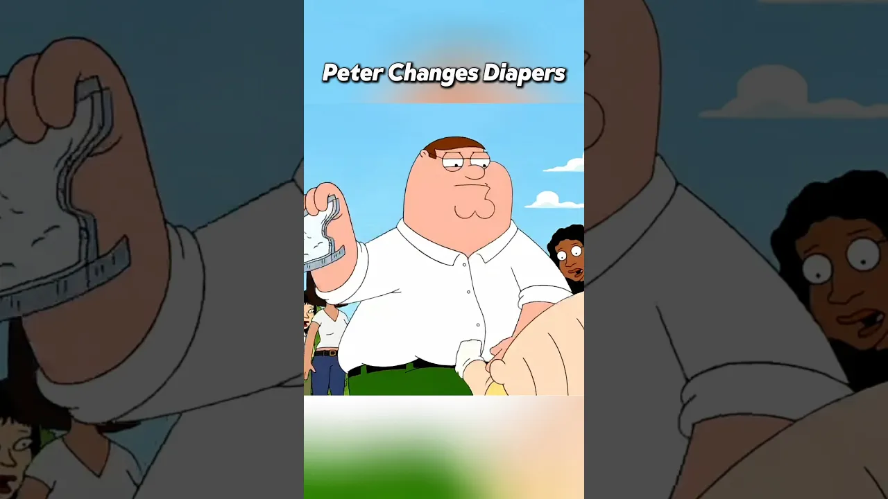Peter changes diapers #familyguy #shorts
