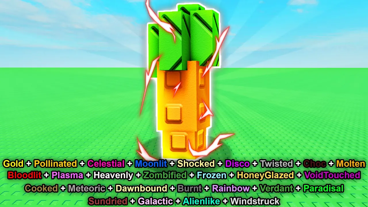 I Grew EVERY MUTATION On CARROT In Roblox Grow A Garden...