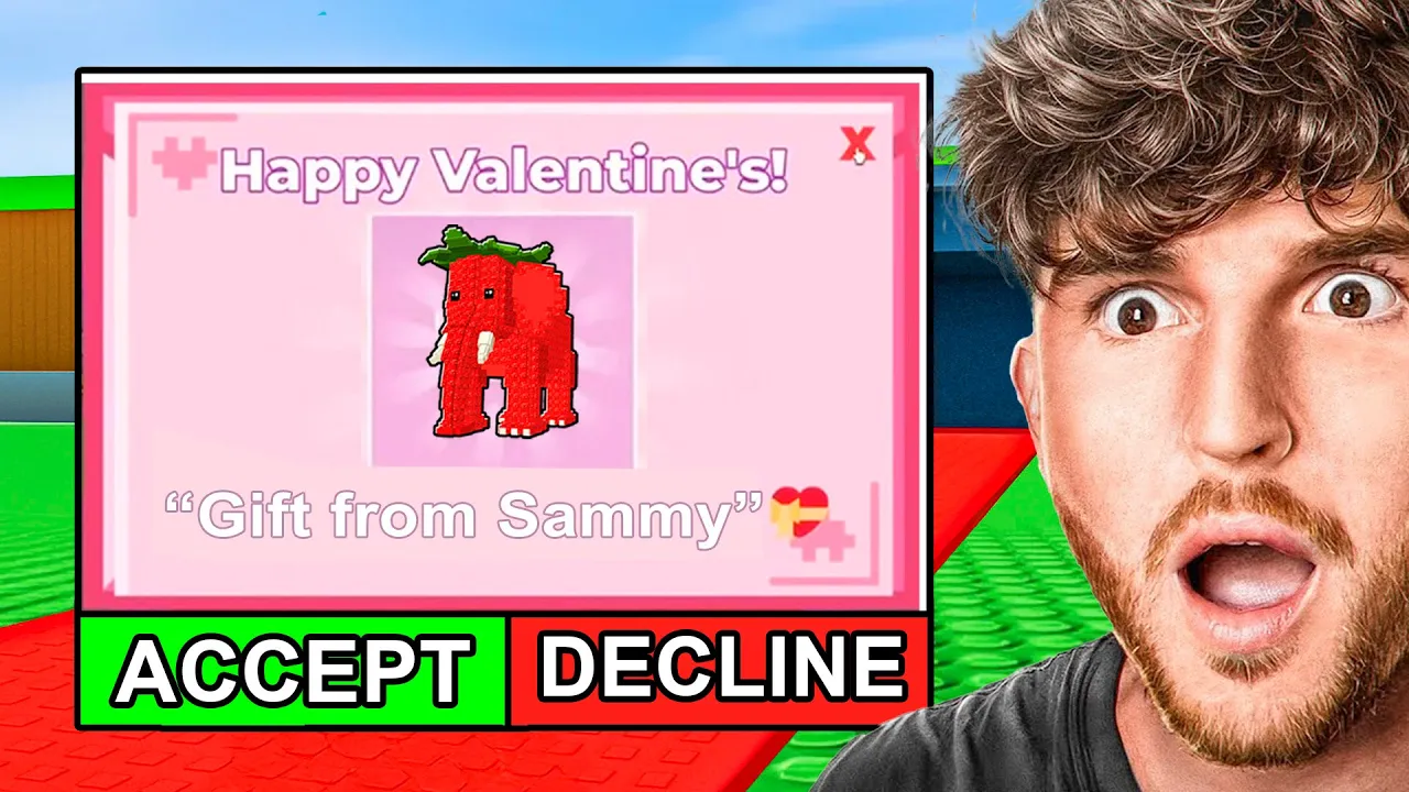 Sammy GIFTED ME a STRAWBERRY ELEPHANT