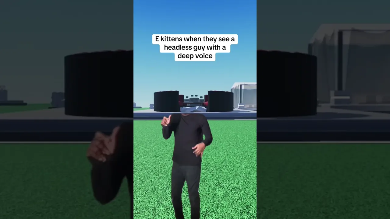 Roblox E-kittens When They See a Headless Guy With a Deep Voice