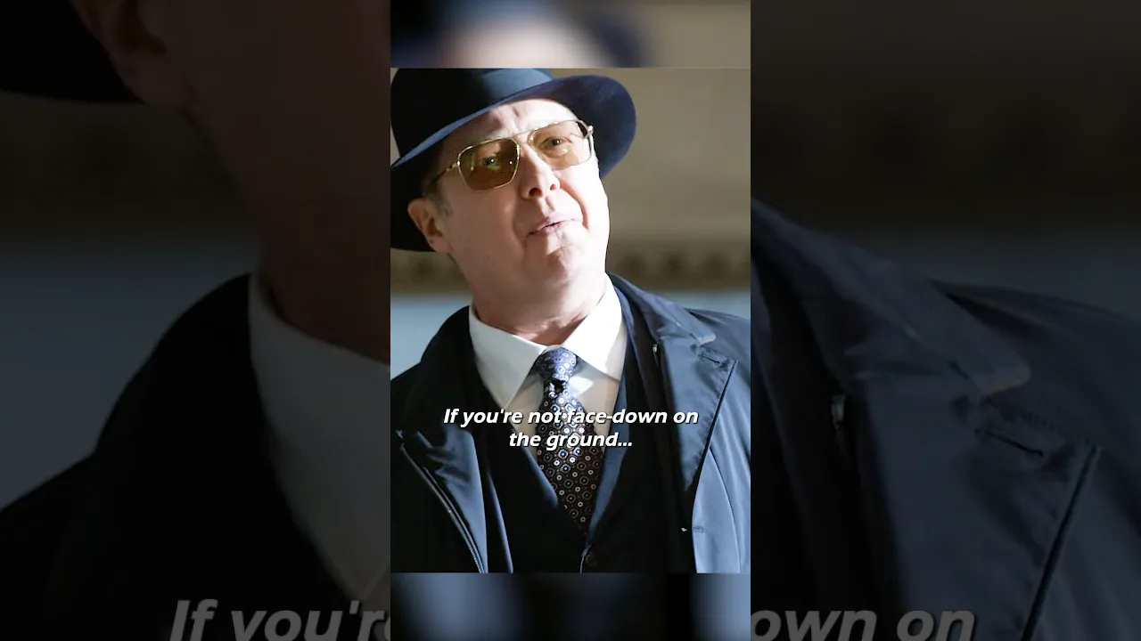 Reddington just gave a masterclass in bank robbery.