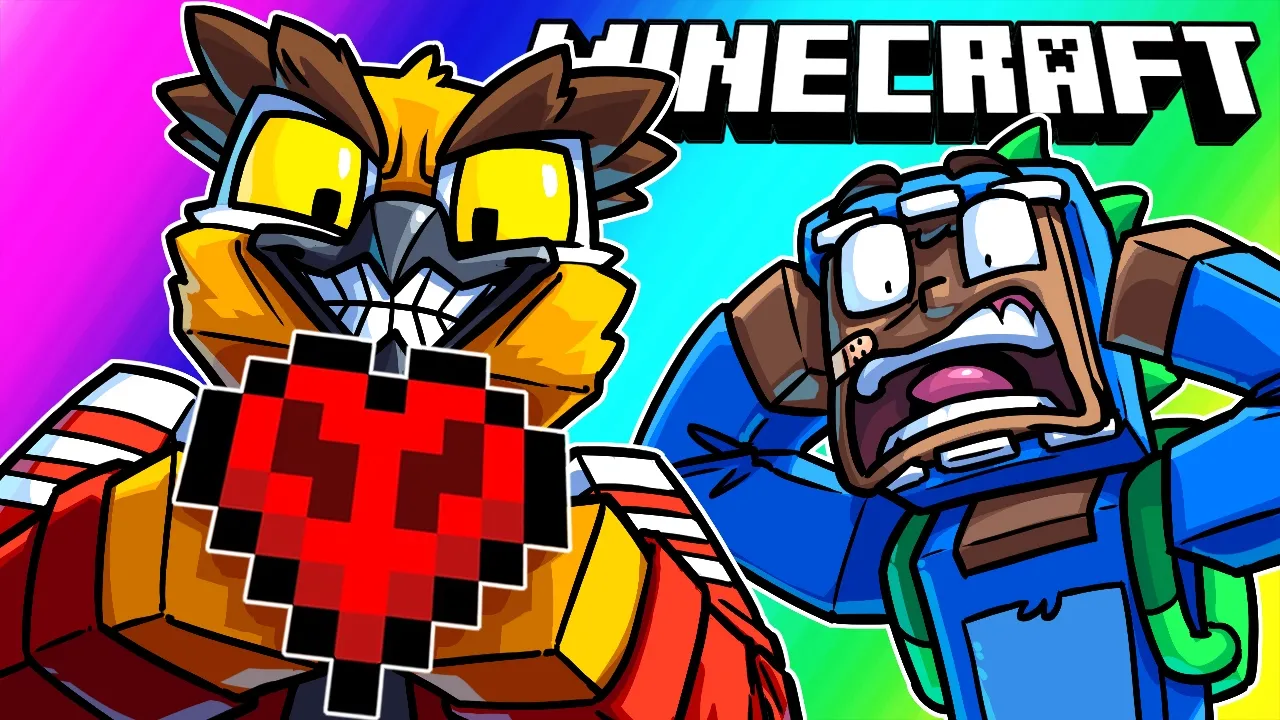 Minecraft - Shared Health on HARDCORE MODE!